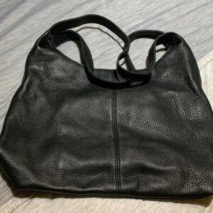 The Sak Black Leather Hobo Bag